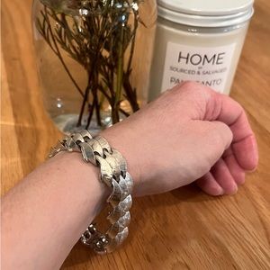 Vintage 1970’s silver tone bracelet